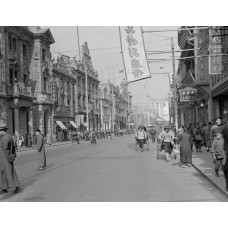 Пазл Движение на улице Шанхая,апрель 1932г. размеры до 60×90см, 1536эл.