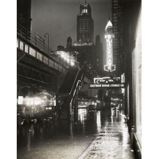 Пазл Улица Нью-Йорка ночью. размеры до 60×90см, 1536эл.