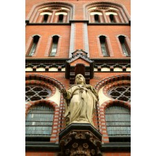 Пазл Фасад старой церкви в Берлине. размеры до 60×90см, 1536эл.