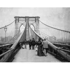 Пазл Пешеходная дорожка Бруклинского моста,1894 размеры до 60×90см, 1536эл.