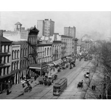 Пазл Главная улица в Колумбусе,Огайо,1901 размеры до 60×90см, 1536эл.