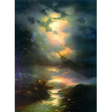 Буря на Северном море,1865