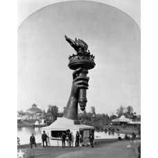Пазл Статуя Свободы-рука с факелом,1876г. размеры до 60×90см, 1536эл.