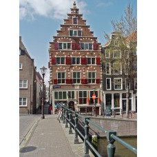 Пазл Старый дом на Амстердамском канале. размеры до 60×90см, 1536эл.