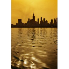 Пазл Вид Чикаго с озера Мичиган. размеры до 60×90см, 1536эл.