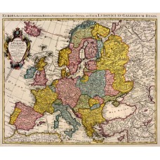 Пазл Европа_13 размеры до 60×90см, 1536эл.