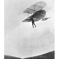 Пазл Немецкий авиаконструктор Отто Лилиенталь на планере,1896г. размеры до 60×90см, 1536эл.