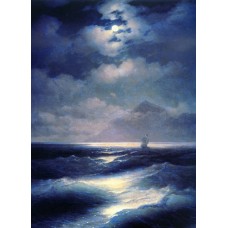 Морской вид при луне,1878