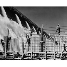 Пазл Строительство дамбы,Вашингтон,1936-1946г.г. размеры до 60×90см, 1536эл.