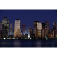 Пазл Манхеттен на фоне хмурого неба. размеры до 60×90см, 1536эл.