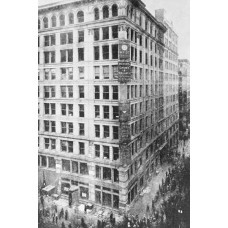 Пазл Пожар в Asch building, 1911г. размеры до 60×90см, 1536эл.