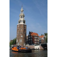 Башня с часами.Амстердам.