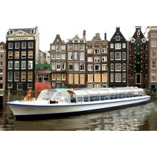 Пазл Туристский катер на Амстердамском канале. размеры до 60×90см, 1536эл.