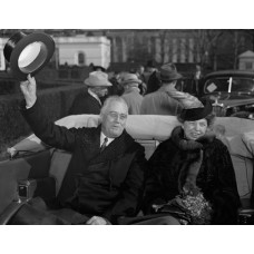 Пазл Президент и госпожа Рузвельт в автомобиле. размеры до 60×90см, 1536эл.