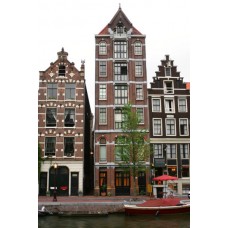Дома вдоль Амстердамского канала.