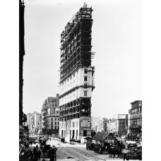 Пазл Строительство Таймс Билдинг,1904. размеры до 60×90см, 1536эл.