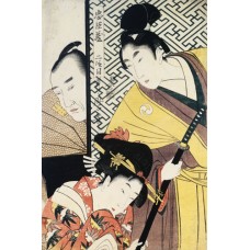Пазл Utamaro004-1 размеры до 60×90см, 1536эл.