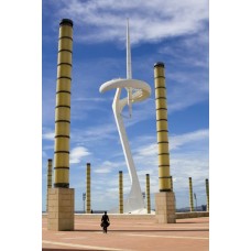 Пазл Олимпийский памятник в Барселоне. размеры до 60×90см, 1536эл.