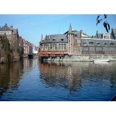 Старые каналы Гента.Бельгия.