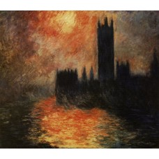 Пазл Парламент,эффект заката,1904г. размеры до 60×90см, 1536эл.