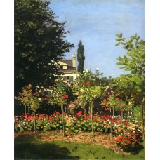 Пазл Сад в цвету в Сент-Адресс,1866г. размеры до 60×90см, 1536эл.