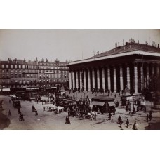 Пазл Парижская Фондовая биржа,1880г. размеры до 60×90см, 1536эл.