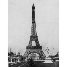 Эйфелева башня на Всемирной выставке,1890-е.