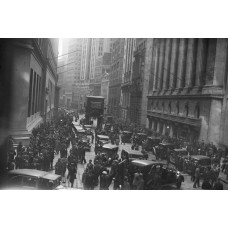 Пазл Люди и машины на Уолл Стритт, 1929г. размеры до 60×90см, 1536эл.