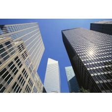 Пазл Вид снизу на Нью-Йоркские небоскрёбы. размеры до 60×90см, 1536эл.